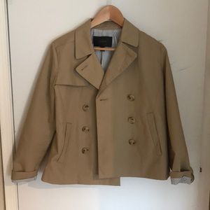 J Crew short trench coat